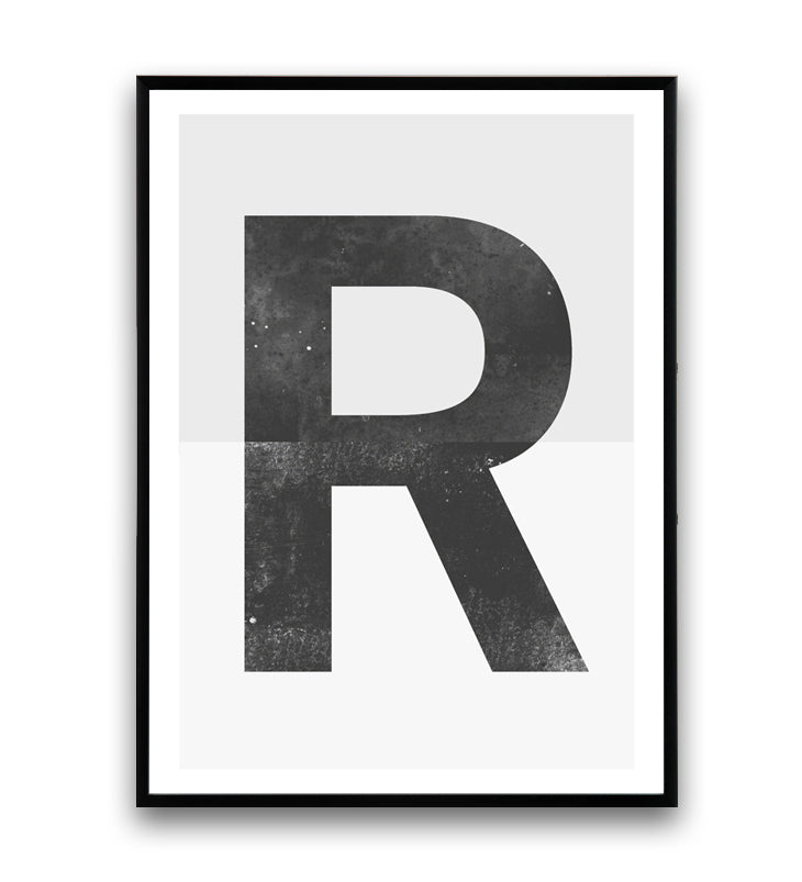 Typography Letters R